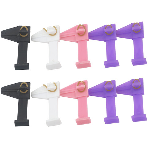 10 Stuks UV Gel Acryl Nagel Tips Met Positionering Clipse