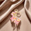 (M) Butterfly Pink Letter Pendant Keychain for Backpack 4