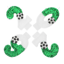 4Stk Kreative Fußballkerzen 2026 Zahlen Wachs Für Festliche Kuchen