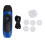 Kazoo Flute ABS Plastic Musical Wind Instrument Blue with 5 Diaphragms 3