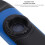 Kazoo Flute ABS Plastic Musical Wind Instrument Blue with 5 Diaphragms 6
