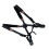 Zwarte Nylon Saxophone Harness Strap Comfortabele Schouderriem 1