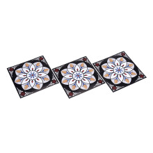 10Pcs 12cm Self Adhesive PVC Tile Stickers Wall Floor Decals Home Decor