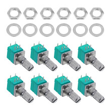 10Stk 5K Single Turn Potentiometer Metallfilm Grüner Audio Regler