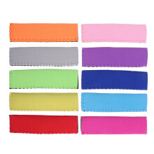 10Stk Eisstäbchenhalter Neopren Schutzhüllen Bunte Eis Popsicle Bags