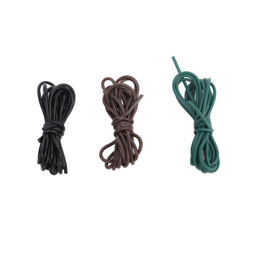 3Pcs Carp Line Sleeve Rubber European Style 2m 1