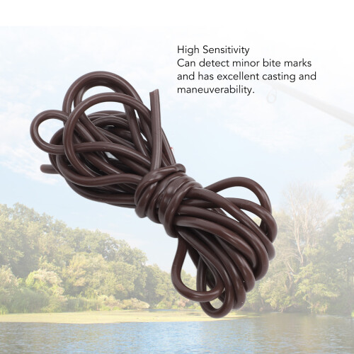3Pcs Carp Line Sleeve Rubber European Style 2m 2