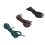 3Pcs Carp Line Sleeve Rubber European Style 2m 8