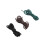 3Pcs Carp Line Sleeve Rubber European Style 2m 15