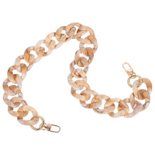1Stk Beige Acryl Bag Chain Retro Schulterriemen Für Handtasche