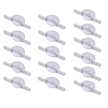 16Pz Ruote Porta Armadio Binario Argento Materiale Resistente Casa