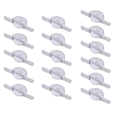 16Pz Ruote Porta Armadio Binario Argento Materiale Resistente Casa