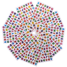 100Stk Bunte Buchstaben Sticker Selbstklebend Alphabet Deko Aufkleber