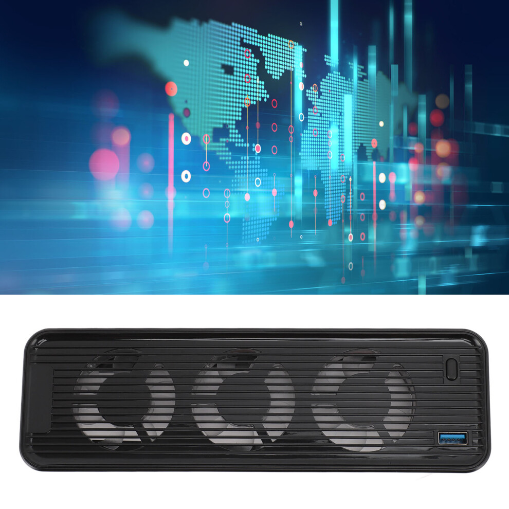 Adjustable Quiet Gaming Console Cooling Fan With Led For Ps5 Light/Black 4621388630847