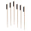 6Pcs Bird Cage Cleaning Brushes Wooden Handle Narrow Design Practical 1