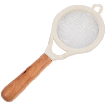 Mehlsieb Feinmaschig Edelstahl Mit Holzgriff Für Zuhause