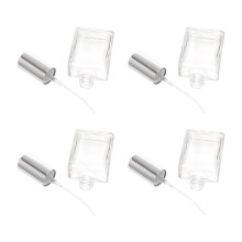 4 stück 15 ml glasflachzerstäuber transparent für parfüm, make-up, pflege