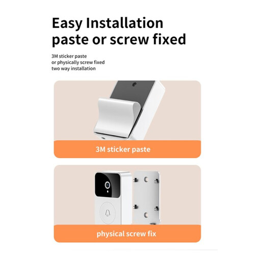 X9 Wireless Visual Doorbell Intelligent Household Ringing Visual Call Variable Voice Intercom Real- Viewing Reminder