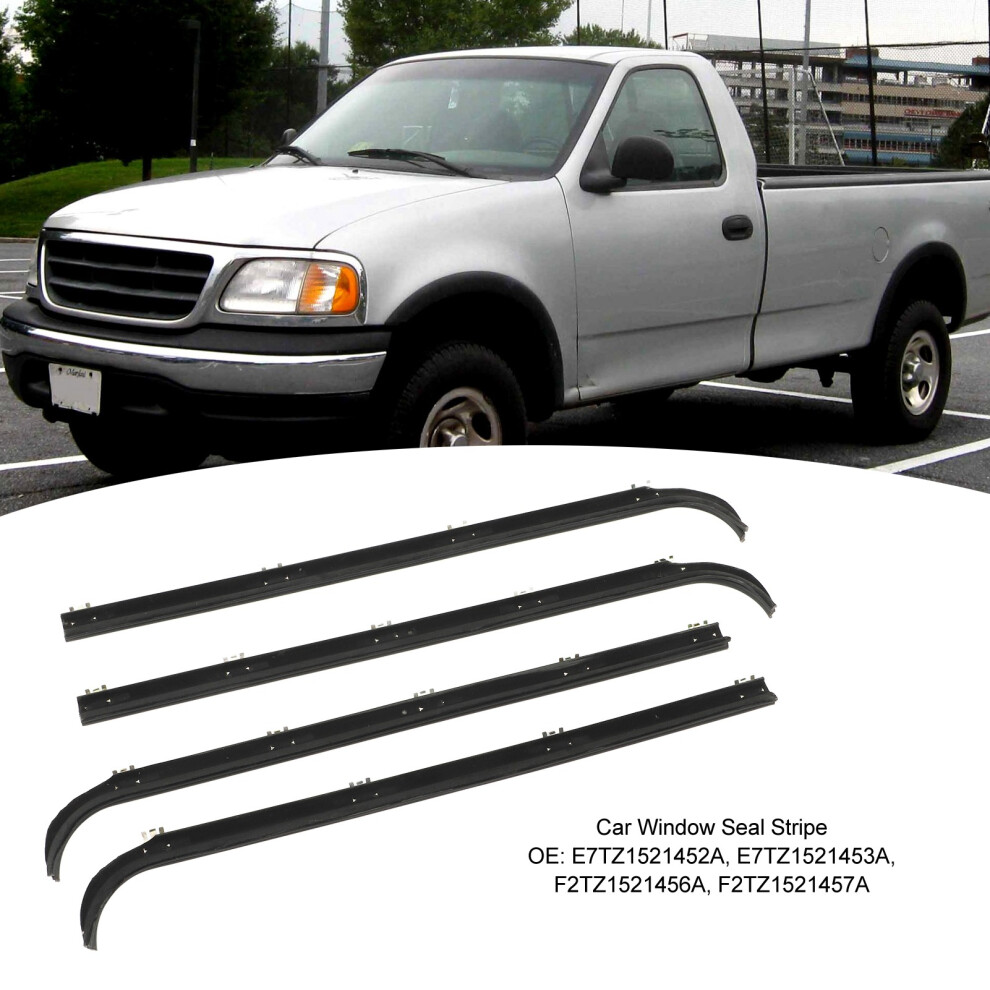 4Pcs E7tz1521452a Car Seal Stripe For Ford 87-97 7055741010996