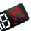 Digital LED Mirror Alarm Clock White Red 10