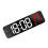 Digital LED Mirror Alarm Clock White Red 2