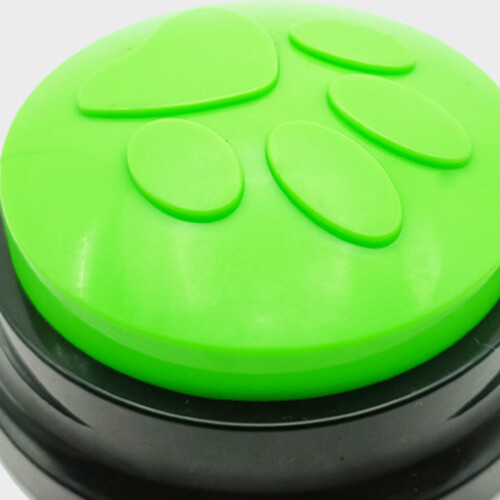(Green) Recordable Dog Buttons for Pet Communication 1