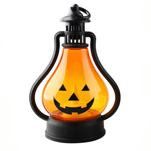 Halloween Pumpkin Lantern Mini Table 2AAA Orange 1