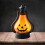 Halloween Pumpkin Lantern Mini Table 2AAA Orange 7