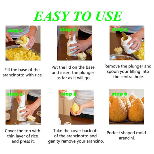 Plastic Rice Ball Mold 100g Bento Meatball Maker Kitchen Tool 2