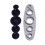 Button Cover Maker DIY Tool - 50pcs Shells 5