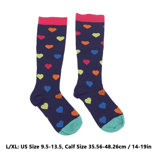 Compression Socks for Athletes & Nurses, L/XL, Breathable, Promotes Circulation 1