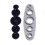 Button Cover Maker DIY Tool - 50pcs Shells 13