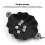 PU Leather Dice Bag 1.6oz 45g Drawstring Black 4
