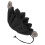 PU Leather Dice Bag 1.6oz 45g Drawstring Black 12