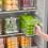 Clear Fridge Drawer Organizer for Food & Drinks 9