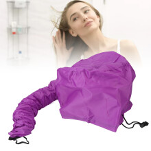 Model: Hair Dryer Bonnet Purple, One Size, Fabric