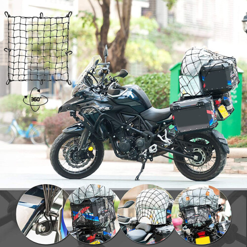 Raindrops Cargo Net Luggage Net Black Stretchable 1pack 2