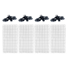 1 set aquarium isolierplatte 30x15 cm transparent mit saugnäpfen