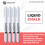 4PC Liquid Chalk Pen  For Glass Windows Chalkboard Blackboard white 2
