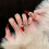 (S) Red Tip False Nails - Easy Apply for Daily & Party 9