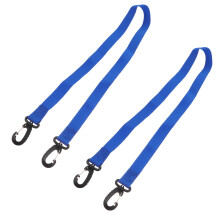 2 Pièces Sangle De Transport Pour Chaussures De Ski Noire Porte-Ski