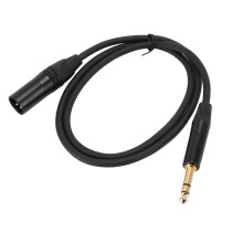 Cavo da 6,35 mm a XLR maschio 5m, segnale bilanciato, nucleo OFC per microfono e altoparlante