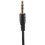 2Pcs 3.5mm M/M Stereo Headphone Audio Extension Cable Cord With Volume Control Black 6