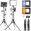 Neewer NEEWER BASICS 2 Pack LED Video Panel Lighting Kit, Bi Color 2700-6500K Dimmable Studio Light 1