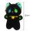 (Black) Peluche Chat Mignon Cadeau Enfant Bébé 3