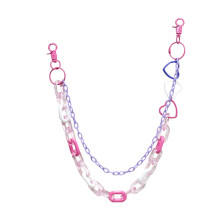 1Pc Multi Acrylic Jeans Chain Stylish Waist Chain for Dance & Pants