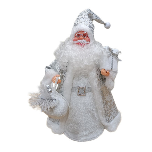 (Silver) Festive Santa Tree Topper - Xmas Decor 1