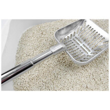 Pet Retractable Cat Litter Shovel Pet Cleaning Pickup Pet Supplies Large Mesh Metal Cat Litter Shovel