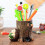 (Leaf) Cute Hedgehog Pen Holder for Desk - 50 Chars 4