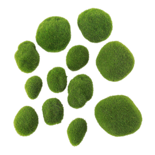 36Pièces Décoration Mousse Verte Artisanale Élégante Pour Tables